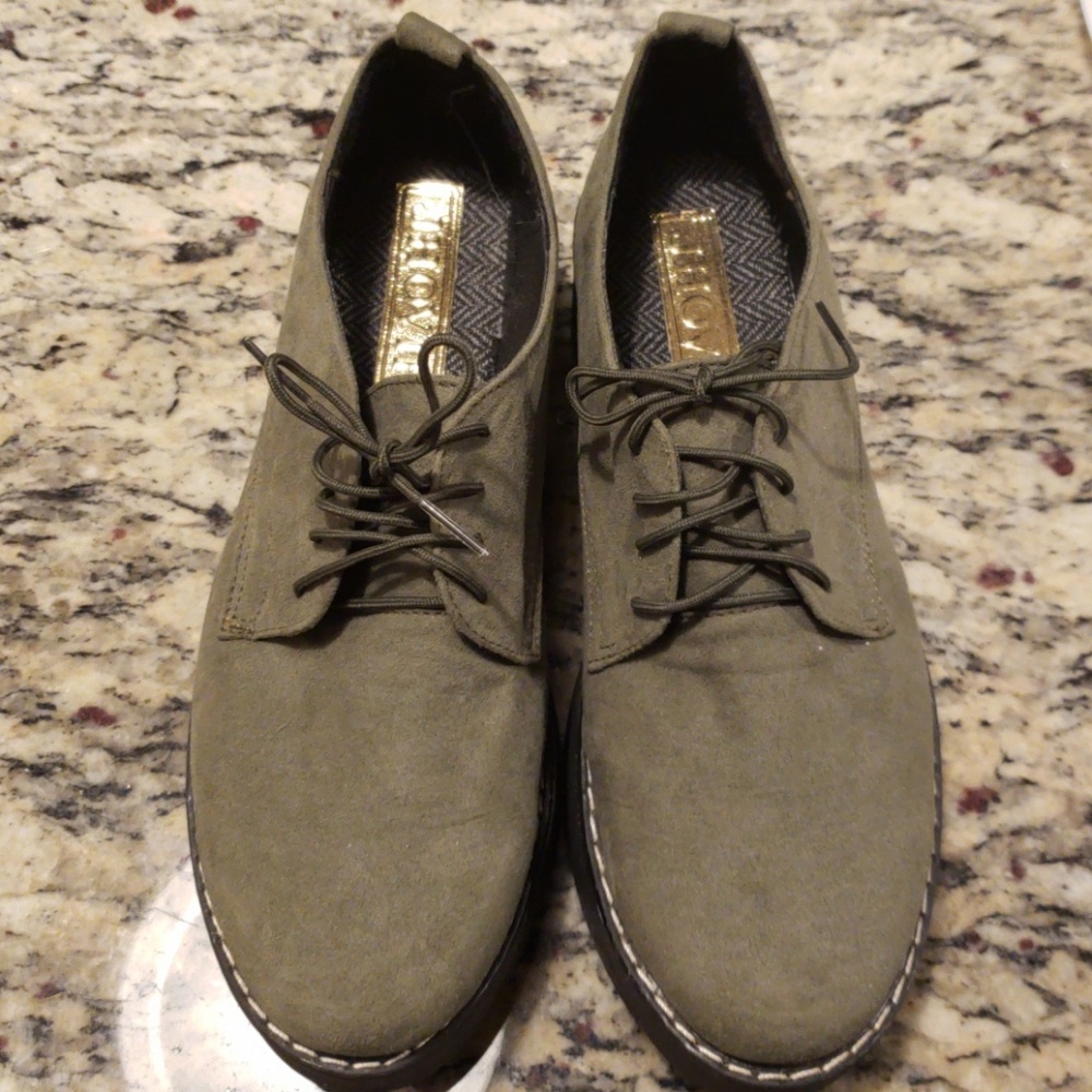Suede Platform Shoes